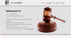 Desktop Screenshot of i9licitacoes.com.br