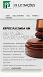 Mobile Screenshot of i9licitacoes.com.br